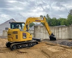 New Komatsu Small Excavator Working